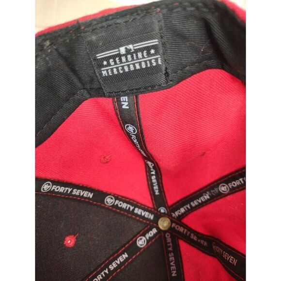 St Louis Cardinals Baseball Hat Bird 47 Red Baseball Cap Adjustable - Picture 6 of 13